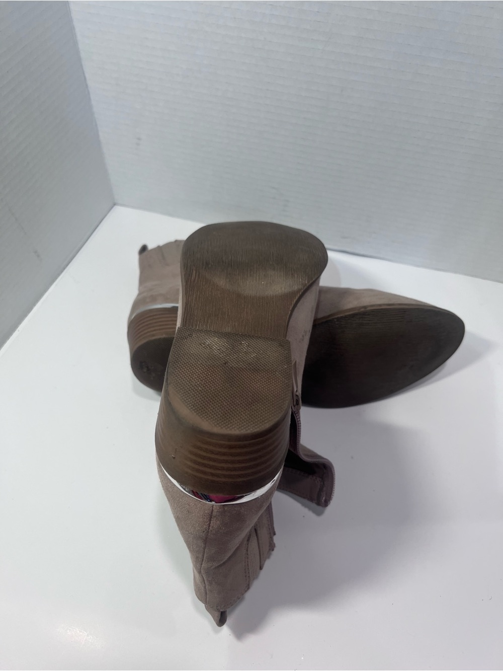 torrid Taupe Suede Chelsea Ankle Boots - Picture 6 of 6
